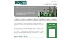 Desktop Screenshot of dvpm.co.za